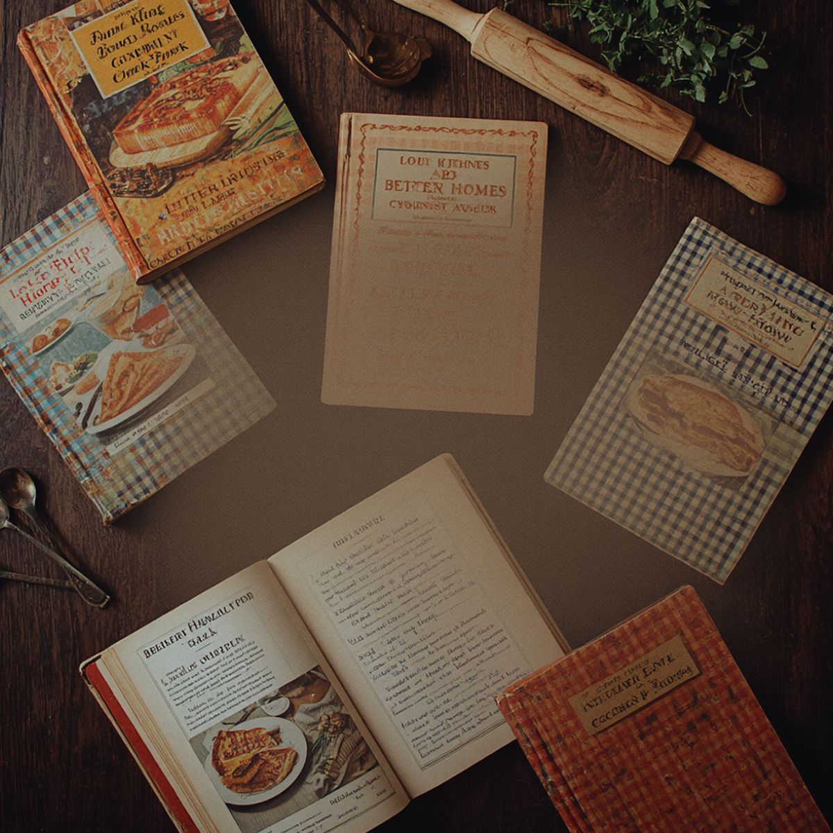 vintage cookbooks
