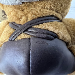Vintage German Plush Bear with Lederhosen – Sunny Toys (6 Inch)