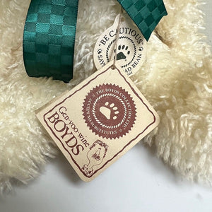 Boyds Bears Lotaluck Four Leaf Clover 10in Jointed Bear 2001