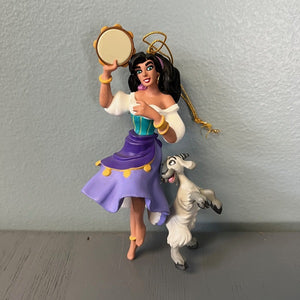 Disney Esmeralda and Djali Hallmark Hanging Ornament