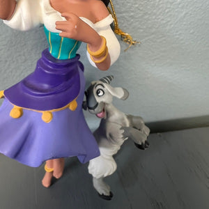 Disney Esmeralda and Djali Hallmark Hanging Ornament