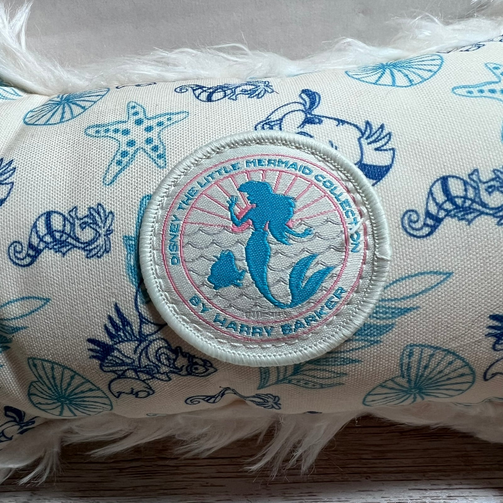 Disney Little Mermaid Dog Toy Set Flounder Plush Squeaky Bone Harry Barker