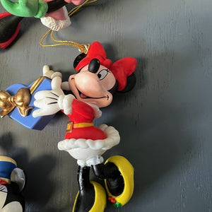 Disney Minnie Mouse Hanging Christmas Ornaments Lot of 8