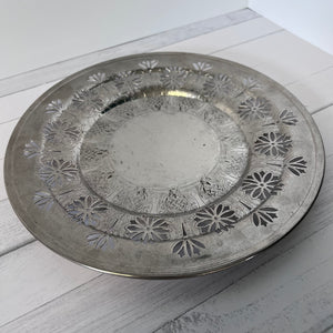 Royal Rochester 3723 Silver-Plated Serving Tray Round 11 Inch