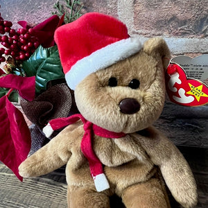 TY Beanie Baby 1997 Holiday Teddy the Bear Style 4200