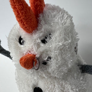 Animal Adventure Punk Rock Snowman 8in Plush 2005 Snowman