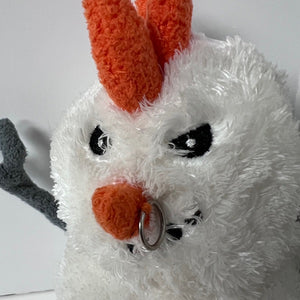 Animal Adventure Punk Rock Snowman 8in Plush 2005 Snowman