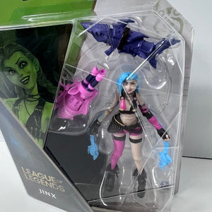 Action figure in packaging with 'League of Legends' branding
