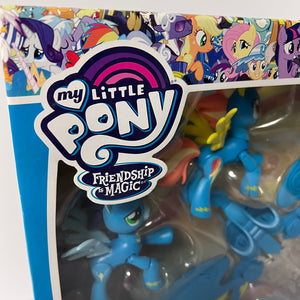 My Little Pony toy figure in packaging with colorful background