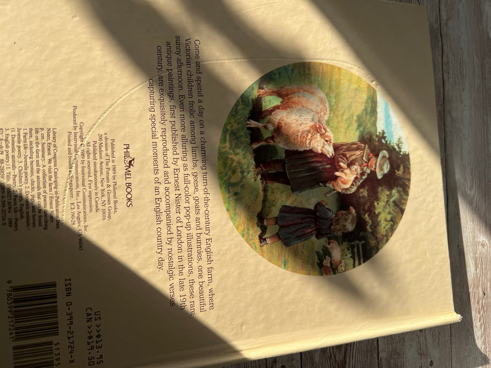 Nister We Visit the Farm Pop-Up Book 1989 Hardcover Farm Animals ISBN 039921724X