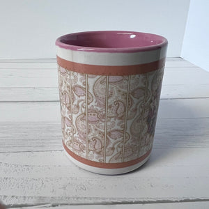 paisley coffee mug