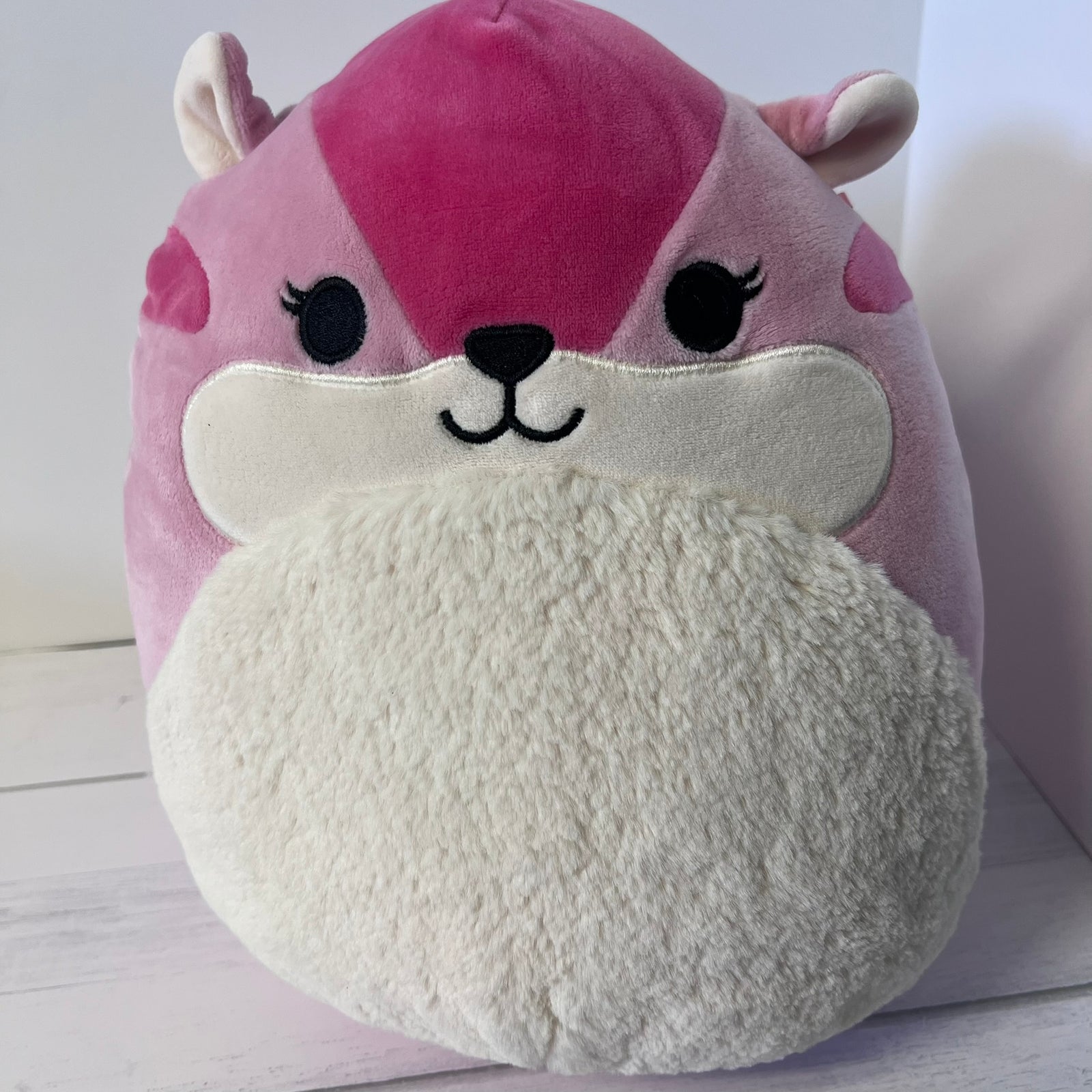 Squishmallows Dianalee the Pink Chipmunk Plush 11" Kellytoy Jazwares Cottagecore Squad