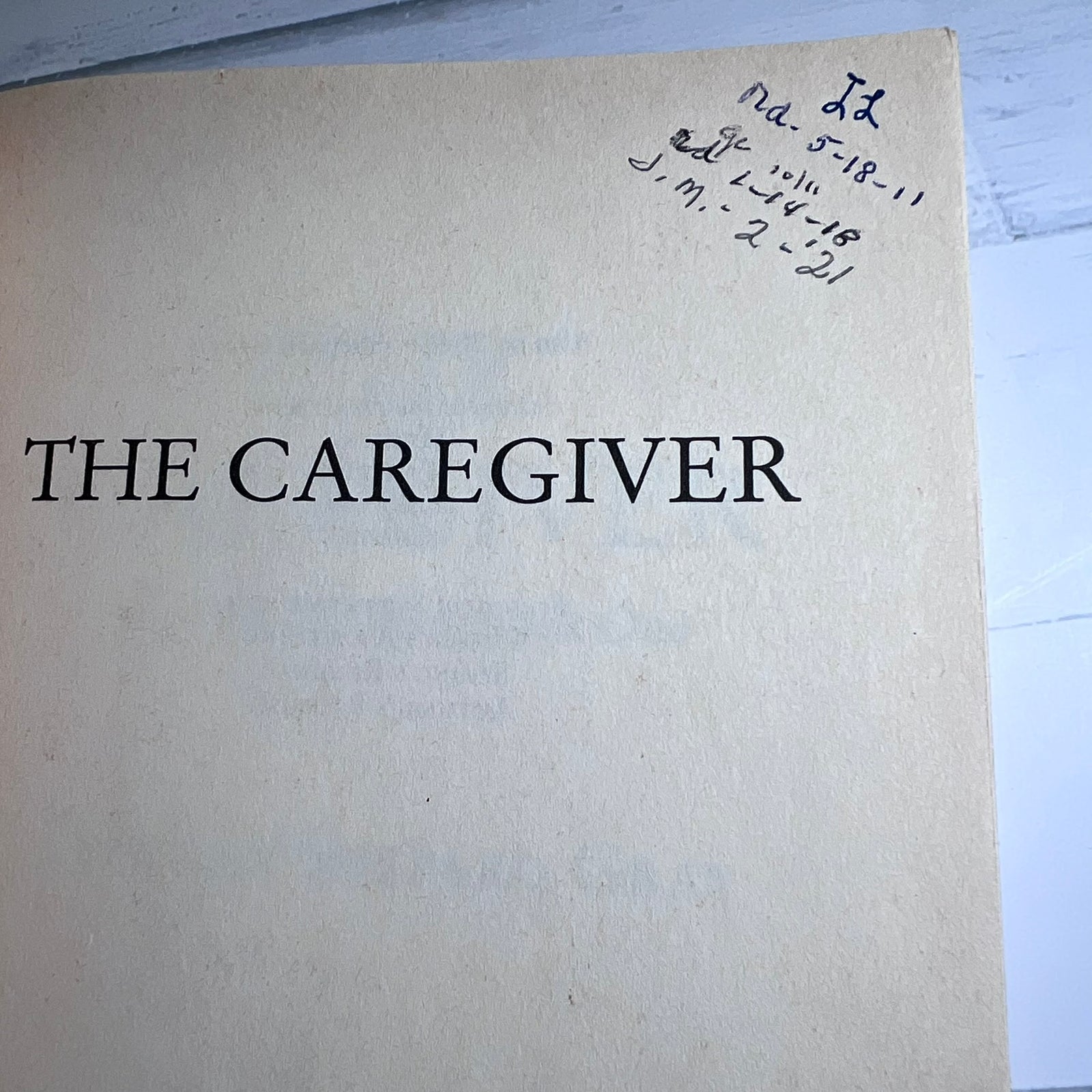 The Caregiver by Shelley Shepard Gray Paperback First Edition Families of Honor Book 1