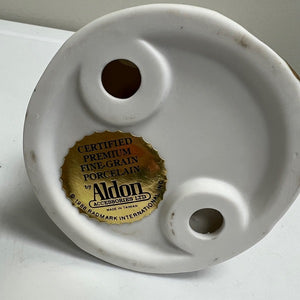 Vintage 1988 Aldon Figurine Woman with Two Dogs