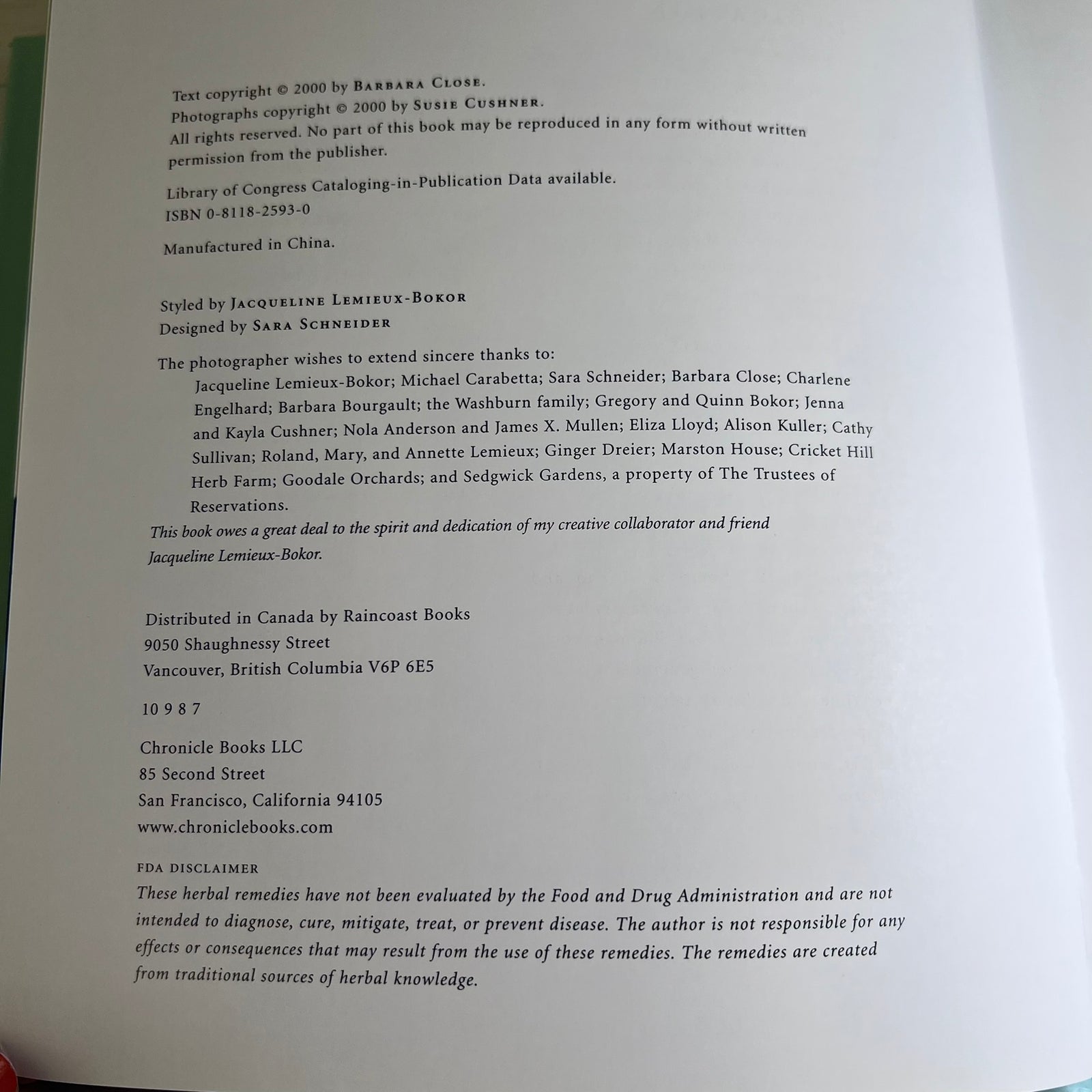 Well Being by Barbara Close Hardcover Book Photography by Susie Cushner