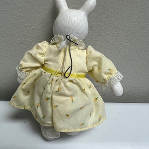 Yellow Russ Porcelain Bunny 5inch Rabbit Decoration Figurine