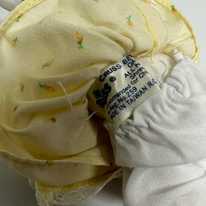 Yellow Russ Porcelain Bunny 5inch Rabbit Decoration Figurine