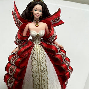 1997 Hallmark Holiday Barbie Ornament Red Dress