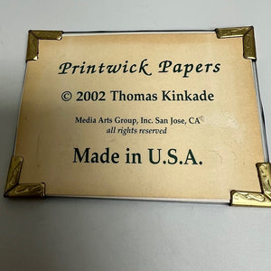 2002 Thomas Kinkade I Walked Into The Heart Of A Friend 3x4 Picture