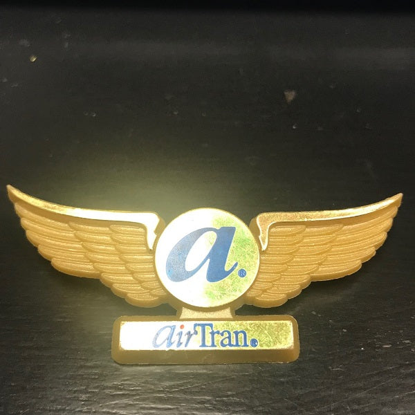 AirTran Airways Junior Flight Crew Pilot Wings Pin Vintage Plastic