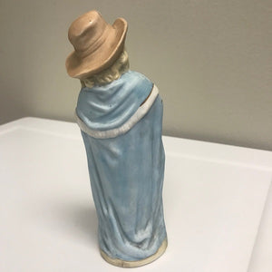 Antique Bisque Figurine with Shepherds Hook