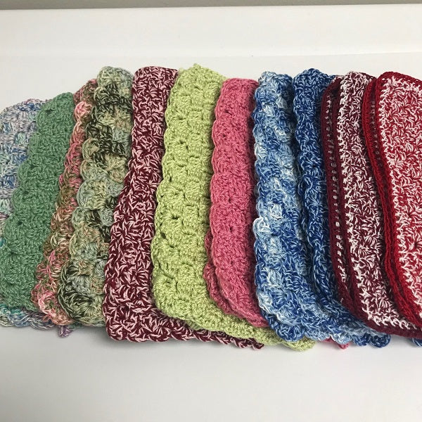 Mystery “Surprise Me” Handmade Crocheted Cotton Washcloth