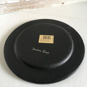 Primitive wooden plate Barbara Llyod