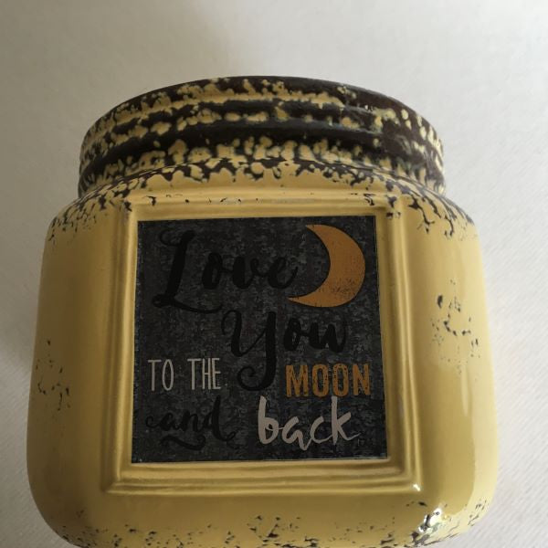 Blossom Bucket Love You To The Moon And Back Yellow Crock