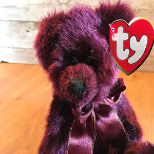 Burgundy Bearn 1993 Beanie Baby