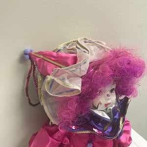 Collectible Robin Woods Clown Soft Bodied Doll 16in