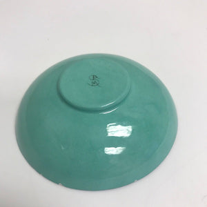 Collector Plate Trinket Dish Blue Green 4 Inch Bowl