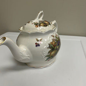 Crown Dorset Fruit Teapot Staffordshire England Ceramic Teapot