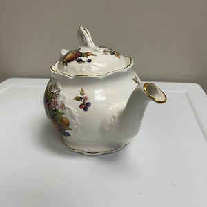 Crown Dorset Fruit Teapot Staffordshire England Ceramic Teapot