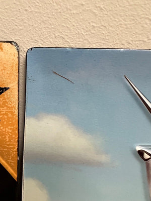 Disney Pixar Cars Metal Wall Sign Set of 2 Tow Mater Lightning McQueen