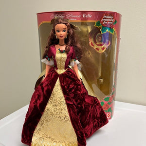 Disneys Beauty and the Beast Enchanted Christmas Belle Doll 1997