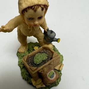 Easter Bunny Figurines Lot of 3 Small Resin Bunny Rabbit Decoration