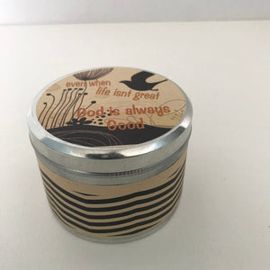 God Is Always Good Inspirational Candle | Amazing Grace Scent-Chickenmash Farm