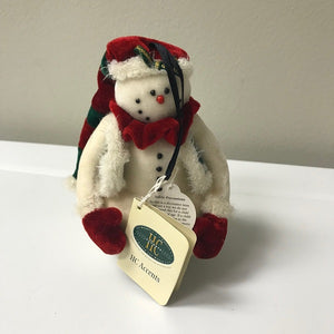 HC Accents Donald Snowdrift Plush Snowman Ornament 2000