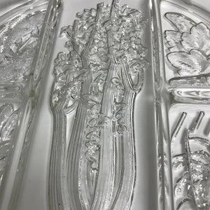Indiana Glass Round Divided Relish Tray 10.25 Inch Serving Dish