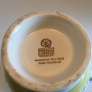 Ligomes Candle Light Warranted 22K Gold Teapot Tiara Yellow bottom view