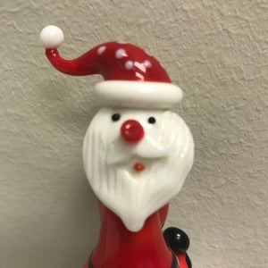 Metal Wine Bottle Stopper Glass Santa Claus Wine Bottle Stopper