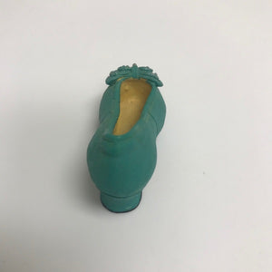 Novelty Collectible Miniature Resin Shoe Turquoise