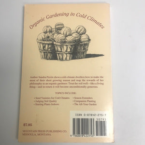 Organic Gardening In Cold Climates Paperback Book Sandra Perrin