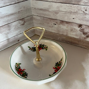 Pfaltzgraff Christmas Heritage Serving Tidbit Candy Dish