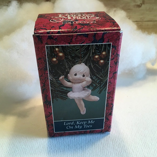 Precious Moments Ballerina Christmas Ornament Lord Keep Me On My Toes