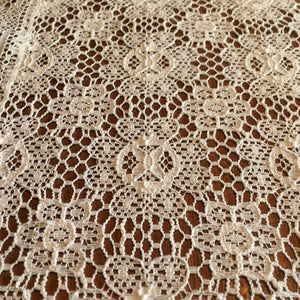 31" Rectangle White Table Runner | Crochet Lace Table Runner