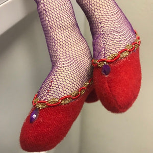 Red Hat Society Doll Delton Products Plush Red Hat Doll