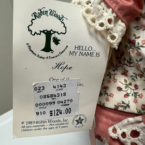Robin Woods Hope Collectible Doll 1989 14inch This Is My Country Doll