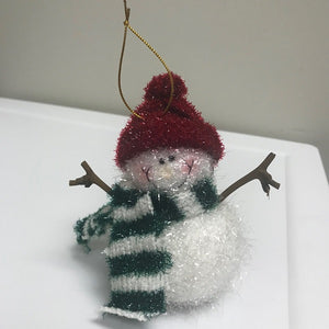 Styrofoam Snowman Christmas Ornament 5" Snowman Decoration