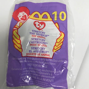 TY Beanie Babies McDonalds Happy Meal Toy 1999 Stretchy The Ostrich